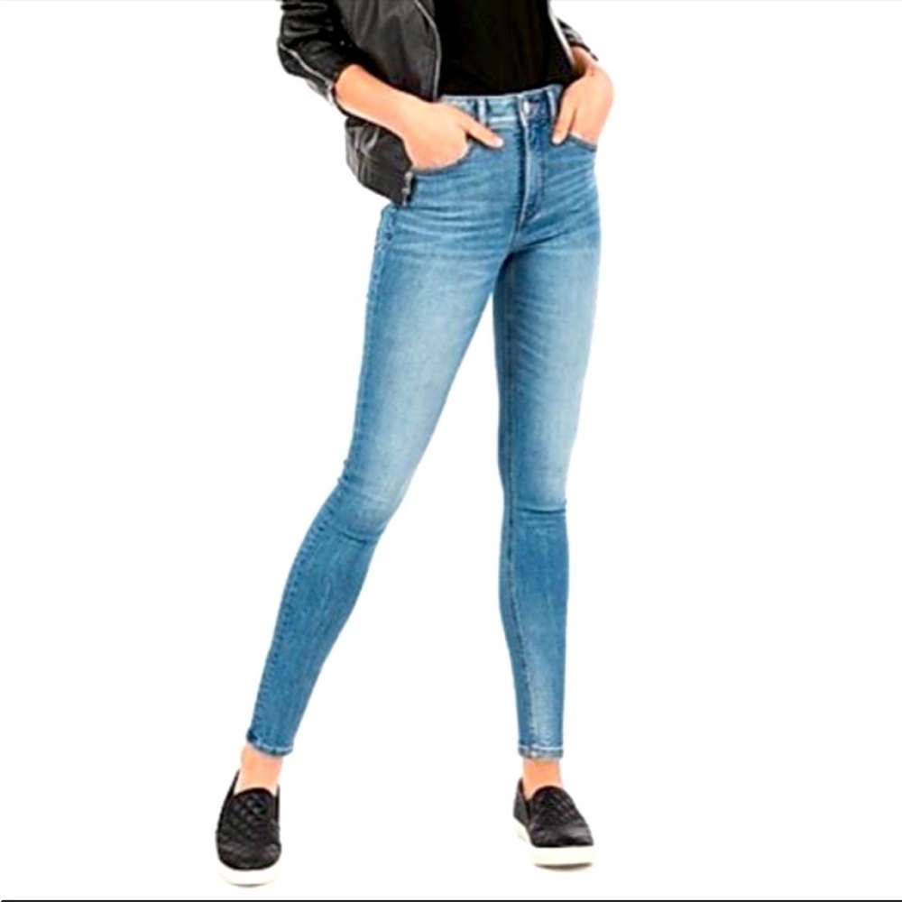 Express Women’s Denim Perfect Lift Ankle Legging Sz 2